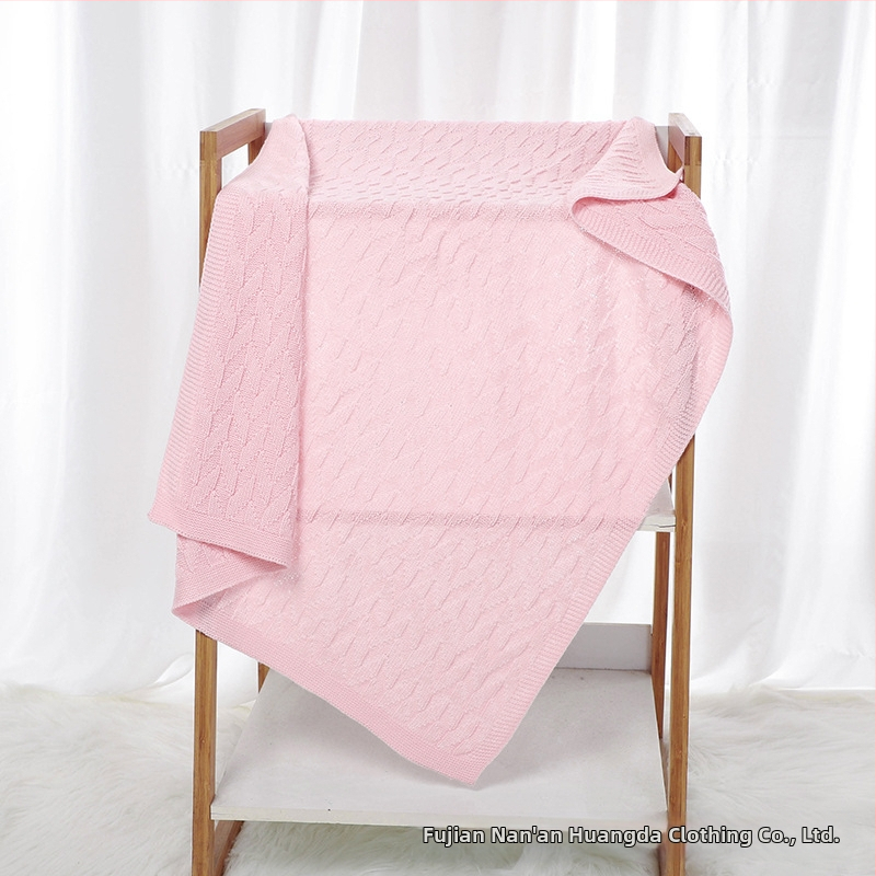 Kuum müük beebile sügise alguses uue beebi kootud ühevärviline tekk laste lihtne tekk konditsioneeriga tekk beebile