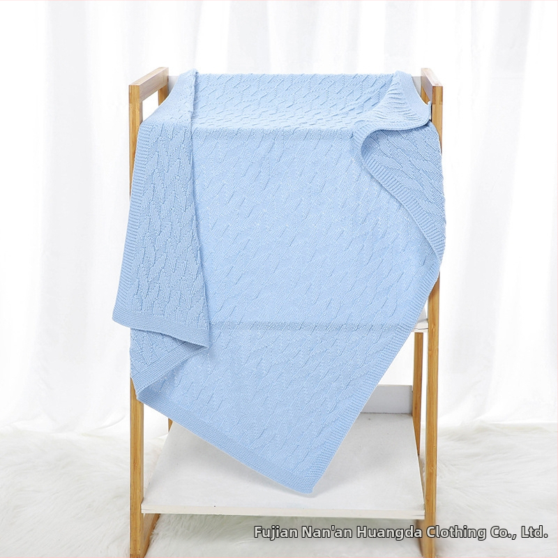 Kuum müük beebile sügise alguses uue beebi kootud ühevärviline tekk laste lihtne tekk konditsioneeriga tekk beebile