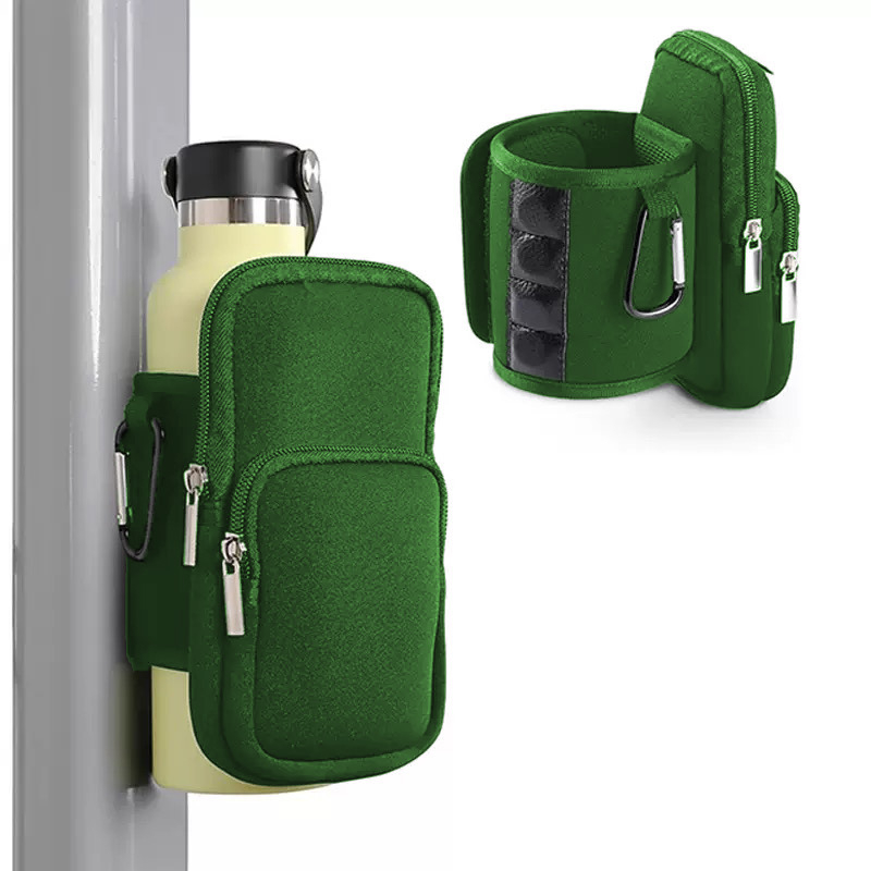 Välitingimustes kasutatav käevarrukaga veepudelikott, kaks-ühes multifunktsionaalne suure mahutavusega universaalne mobiiltelefoni magnetilise tassivarrukaga käekott, fitness