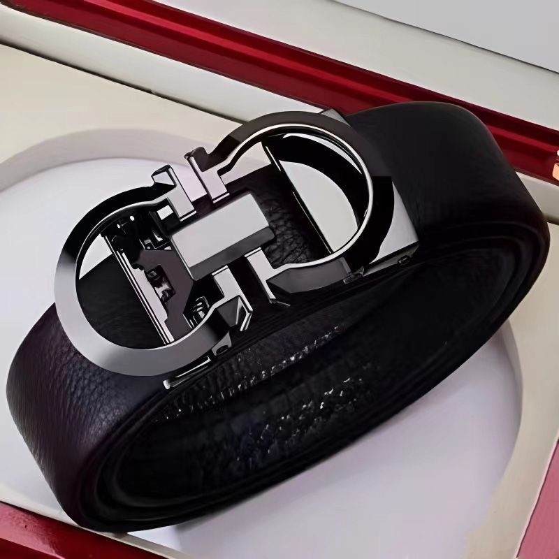 Internetist kuummüük meeste automaatse pandlaga äripükste vöö 8-tähemärgilise pandlaga vabaaja noorte pealiskihi loomanahast H-vöö juustele