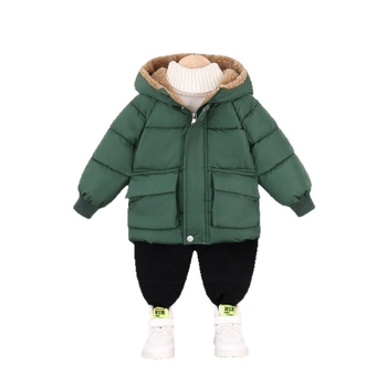 Παιδικά μπουφάν από πούπουλα 2025, Βαμβακερά μπουφάν για αγόρια, Βρεφικά μπουφάν από παχύ βαμβάκι για κορίτσια, Παιδικά μπουφάν με φλις επένδυση, Παιδικά ρούχα Export