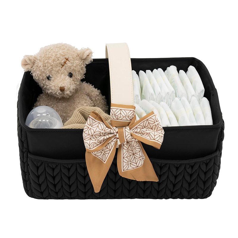 Geantă de depozitare nouă pentru bebeluși, organizator de scutece pentru nou-născuți, coș de călătorie, depozitare, geantă tote, cutie de depozitare