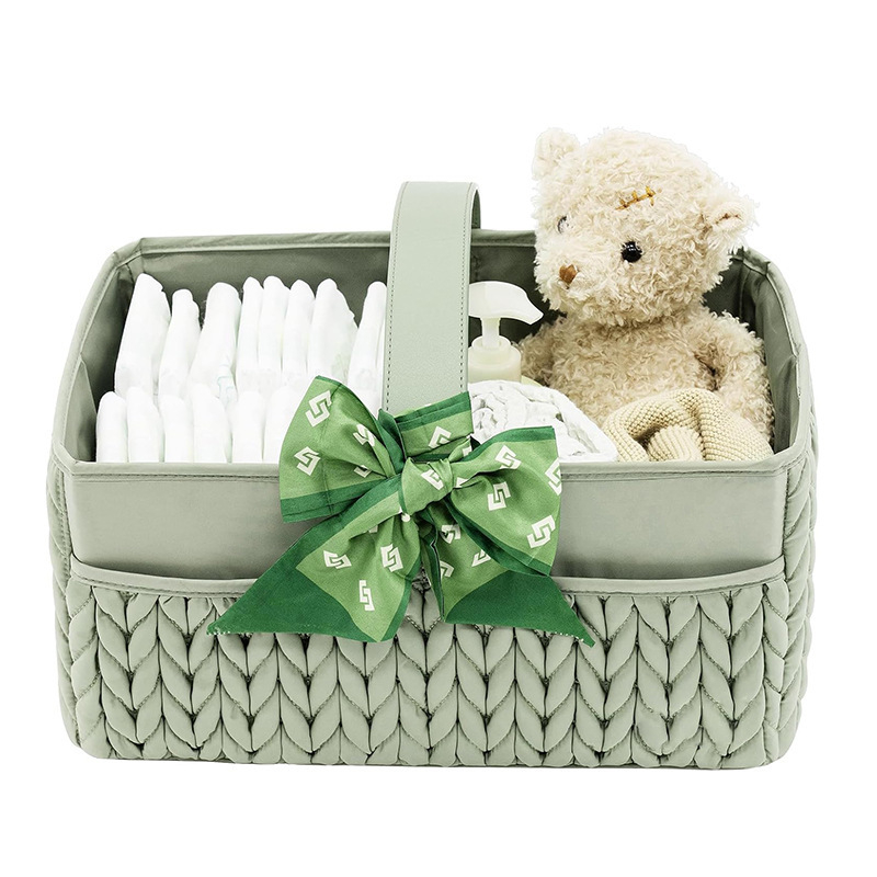 Geantă de depozitare nouă pentru bebeluși, organizator de scutece pentru nou-născuți, coș de călătorie, depozitare, geantă tote, cutie de depozitare