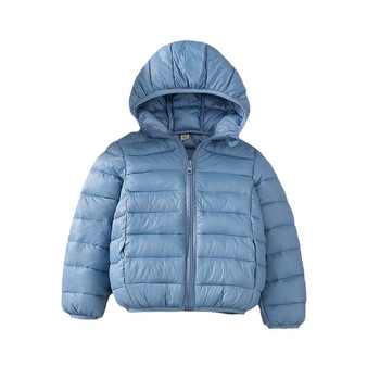 Παιδικό μπουφάν με βαμβάκι για αγόρια και κορίτσια, ανοιχτόχρωμο μπουφάν με βαμβάκι για μικρά παιδιά, μεσαίου και μεγάλου μεγέθους, φθινοπωρινό και χειμωνιάτικο βρεφικό παλτό, φουσκωτό μπουφάν με χοντρό πάχος