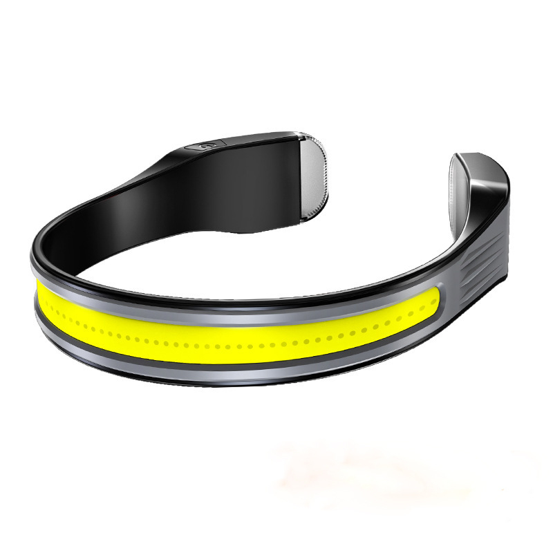 Naujas tarpvalstybinis COB žibintas LED mini žibintas C tipo įkrovimui lauko darbui, naktinei žvejybai, naktiniam bėgimui, pakabinamas kaklo žibintas