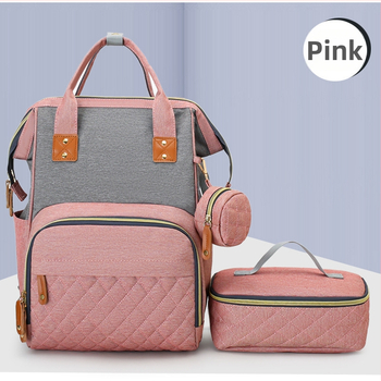 Uus kolmeosaline emmekott suure mahutavusega kott ema seljast piimakott naistele, multifunktsionaalne õlakott emale ja beebile