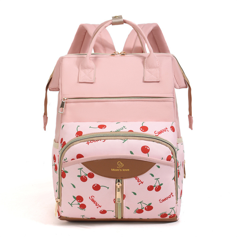 Nagy kapacitású hátizsák anyáknak kiránduláshoz, baba kellékek réteges tárolására, vízálló és kopásálló anyukatáska