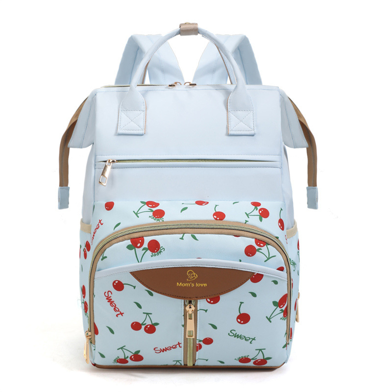 Nagy kapacitású hátizsák anyáknak kiránduláshoz, baba kellékek réteges tárolására, vízálló és kopásálló anyukatáska