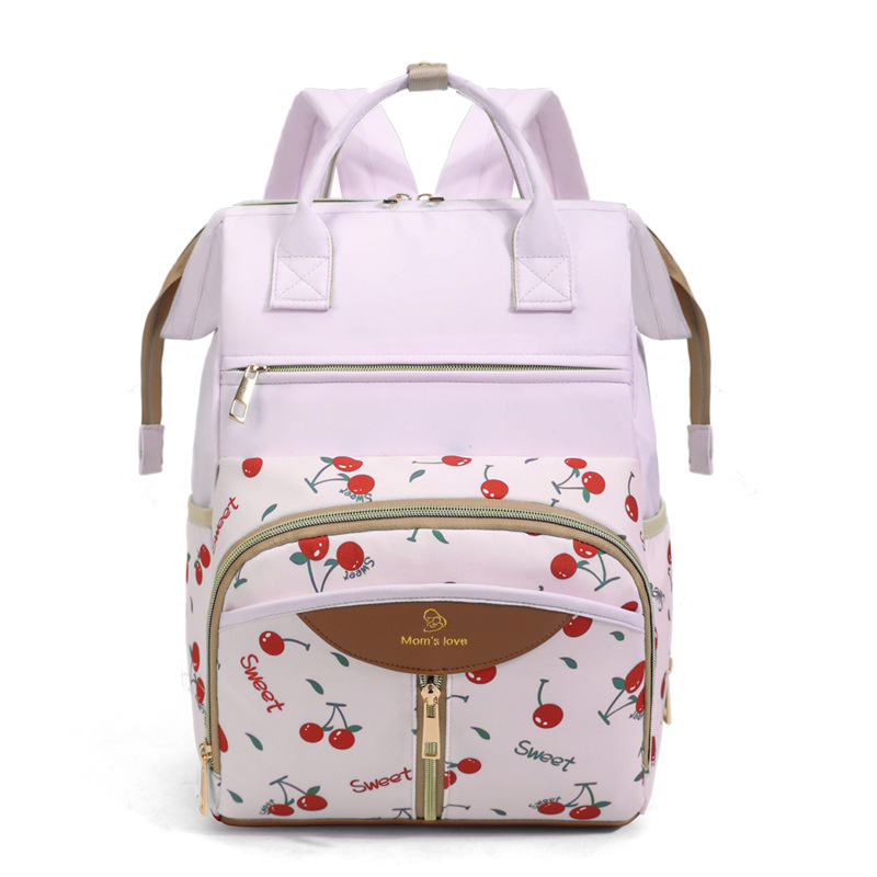 Nagy kapacitású hátizsák anyáknak kiránduláshoz, baba kellékek réteges tárolására, vízálló és kopásálló anyukatáska