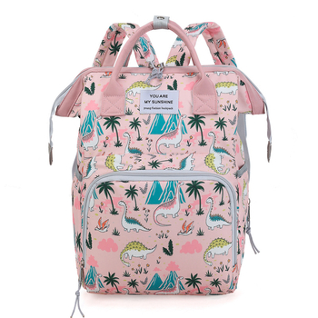 Χονδρική πώληση σε διασυνοριακό εμπόριο τυπωμένων σακιδίων πλάτης Mommy Bag μεγάλης χωρητικότητας, νέα γυναικεία τσάντα πλάτης Milk Mommy Bag, τσάντα για τη μητέρα και το μωρό