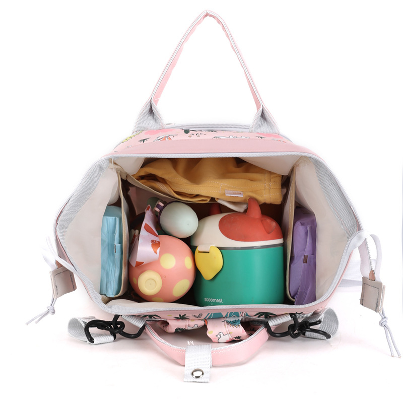 Piiriülene hulgimüügi trükitud seljakott emmekott suure mahutavusega uus naiste seljakott piimaga emmekott emale ja beebile