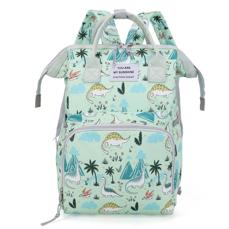 Piiriülene hulgimüügi trükitud seljakott emmekott suure mahutavusega uus naiste seljakott piimaga emmekott emale ja beebile