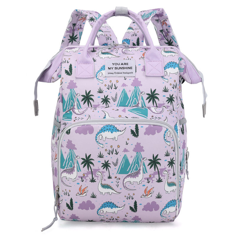 Piiriülene hulgimüügi trükitud seljakott emmekott suure mahutavusega uus naiste seljakott piimaga emmekott emale ja beebile