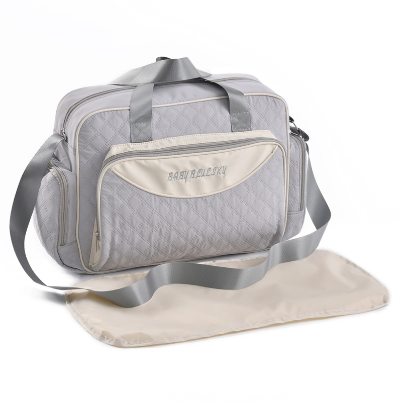 Határokon átnyúló 2024-es új anyatáska dombornyomott nagyméretű nagyméretű táska nagy kapacitású anyai és csecsemőtáska szoptatós anya utazótáska