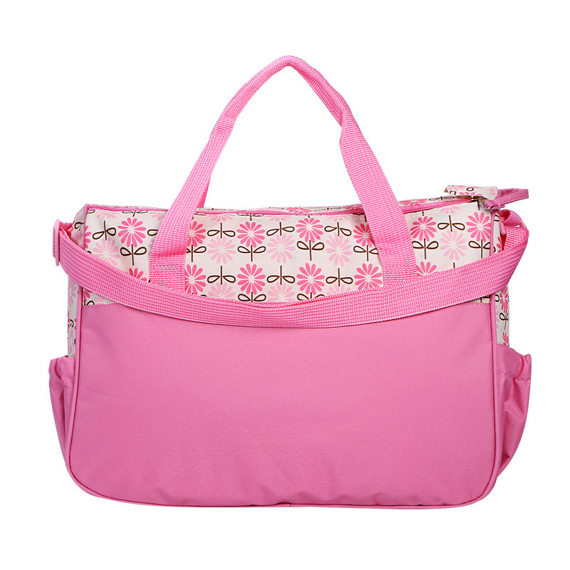 Комплект от пет многофункционални чанти за мама, 5 многофункционални чанти „Just-yet“, чанти за майка с голям капацитет, чанти за пътуване на бебето