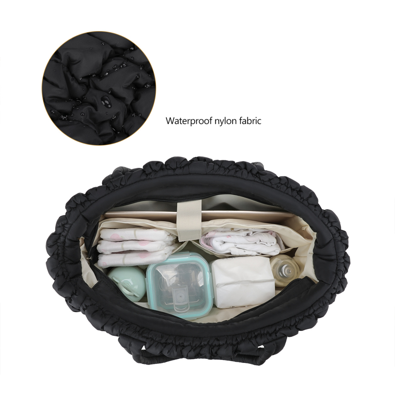 Krokota mākoņsoma, ūdensnecaurlaidīga auduma grūtnieču soma, burbuļu plecu soma, lielas ietilpības māmiņas soma, neilona mātes un mazuļa iepirkumu soma