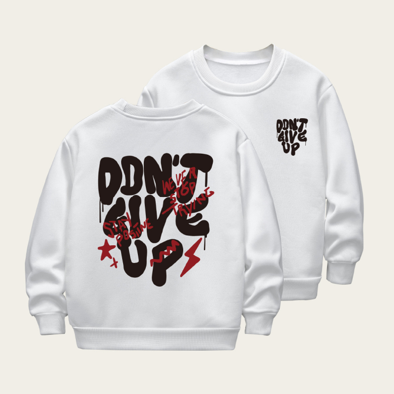 Poiste pikkade varrukatega fliisvoodriga sügis- ja talvevestid enne ja pärast tähetrükiga vabaaja paksu ümara kaelusega lasteriided väliskaubanduse tehase hulgimüük