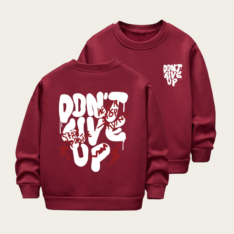 Poiste pikkade varrukatega fliisvoodriga sügis- ja talvevestid enne ja pärast tähetrükiga vabaaja paksu ümara kaelusega lasteriided väliskaubanduse tehase hulgimüük