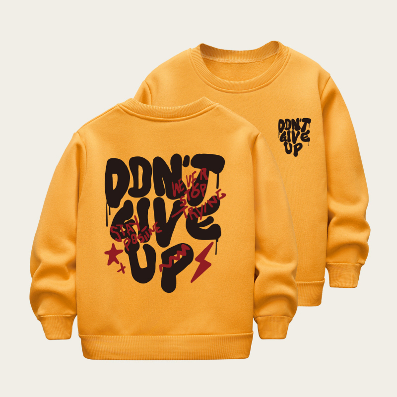 Poiste pikkade varrukatega fliisvoodriga sügis- ja talvevestid enne ja pärast tähetrükiga vabaaja paksu ümara kaelusega lasteriided väliskaubanduse tehase hulgimüük