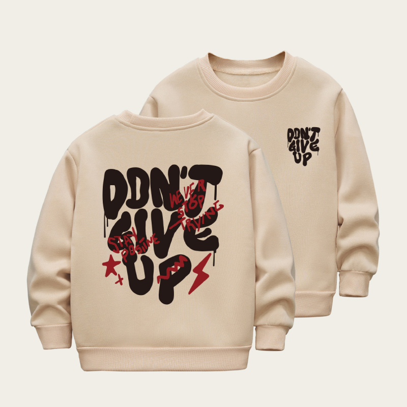 Poiste pikkade varrukatega fliisvoodriga sügis- ja talvevestid enne ja pärast tähetrükiga vabaaja paksu ümara kaelusega lasteriided väliskaubanduse tehase hulgimüük