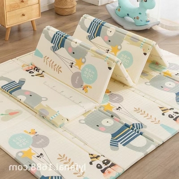 Beebi roomamine paksendatud kokkupandav kokkupandav kodu laste elutoa beebipõrandamatt vahtplastist lõhnatu matt