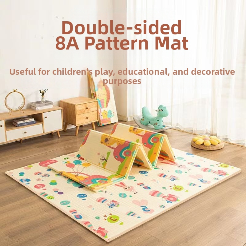 Бебешка постелка за пълзене, удебелена, сгъваема, за дома, за детска стая, за бебе, без мирис