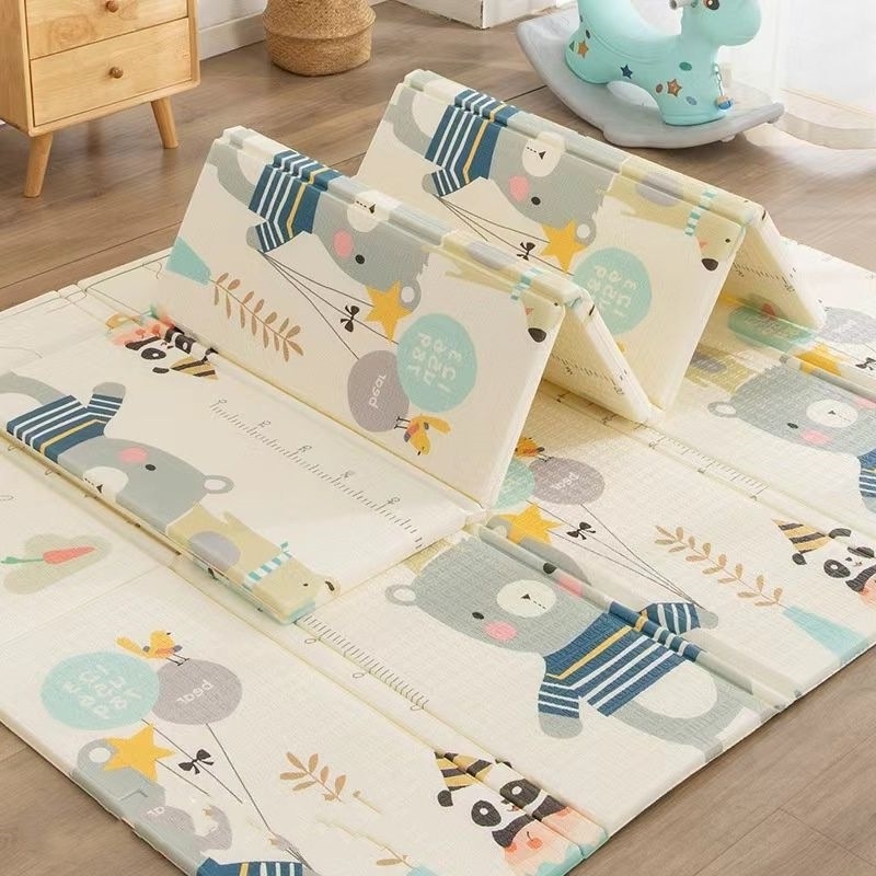 Beebi roomamine paksendatud kokkupandav kokkupandav kodu laste elutoa beebipõrandamatt vahtplastist lõhnatu matt