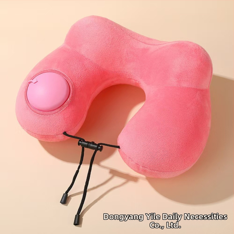 Pripučiama pagalvė „Press Hump“, biuro namams, kaklo pagalvė, sulankstoma, nešiojama, kelioninė, lėktuvo, automobilio pagalvė