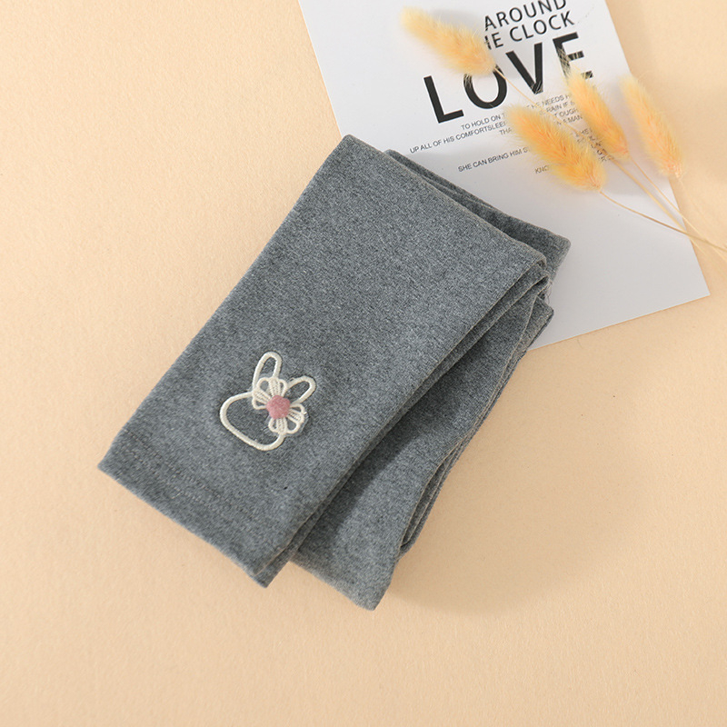 2023 Uued tüdrukute retuusid kevadeks ja sügiseks, laste puuvillased püksid, beebidele mõeldud Korea stiilis pealispüksid, mustad ja valged