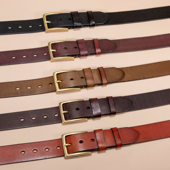 Curea retro din piele de vacă cu un singur strat, lucrată manual, pentru comerț exterior, curea casual din piele de vacă pentru bărbați, en-gros