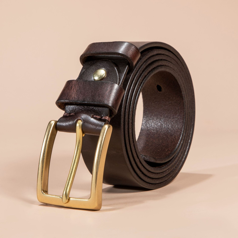 Curea retro din piele de vacă cu un singur strat, lucrată manual, pentru comerț exterior, curea casual din piele de vacă pentru bărbați, en-gros
