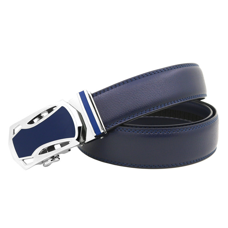 Tehase hulgimüügi mood sportauto meeste automaatne nahast vöö kahekihiline loomanahast vöö väliskaubanduse piiriülene juuste