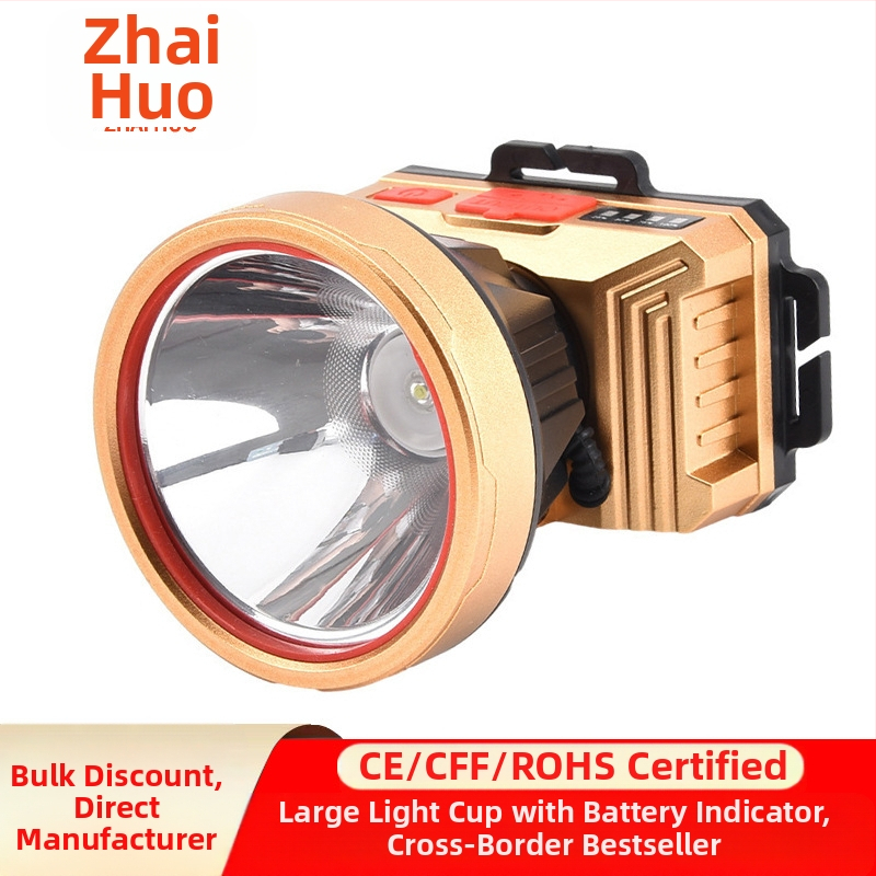 LED jutiklio priekinis žibintas, stiprus apšvietimas, lauko įkraunamas žvejybos žibintas, ant galvos tvirtinamas kalnakasių žibintas, nešiojamas ir įkraunamas