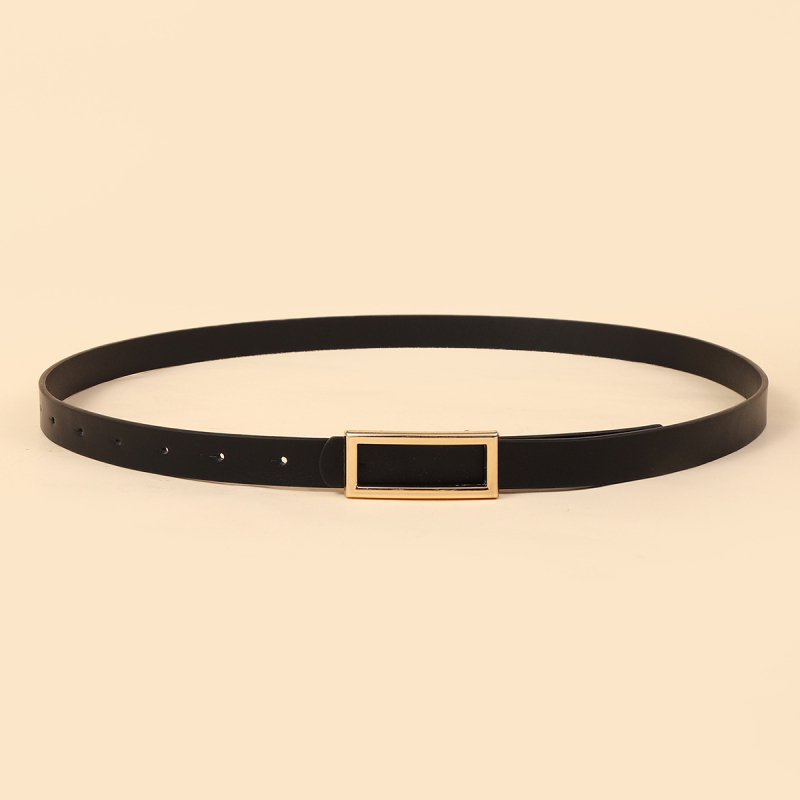 Piiriülene kuummüük naiste vöö ristkülikukujulise pandlaga, moodne ja mitmekülgne Korea stiilis vabaaja dekoratiivne teksavöö naiste hulgimüük