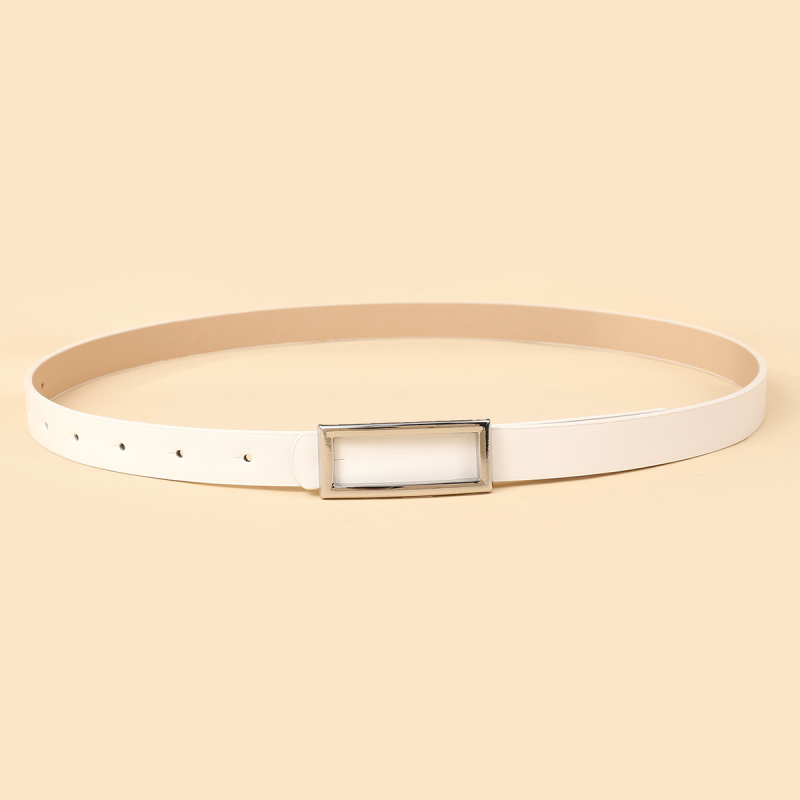 Piiriülene kuummüük naiste vöö ristkülikukujulise pandlaga, moodne ja mitmekülgne Korea stiilis vabaaja dekoratiivne teksavöö naiste hulgimüük