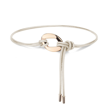 Γυναικείο vintage διακοσμητικό πουκάμισο με λεπτή ζώνη και σχοινί, καλοκαιρινό, all-match μαύρο, μικρή ζώνη, αξεσουάρ, αλυσίδα μέσης