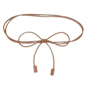 Uus naiste vöö õhuke vöökoht koos kleitmantli vöökohaga, sõlmitud pael, moodne dekoratiivne väike vöö, trendikas õhuke