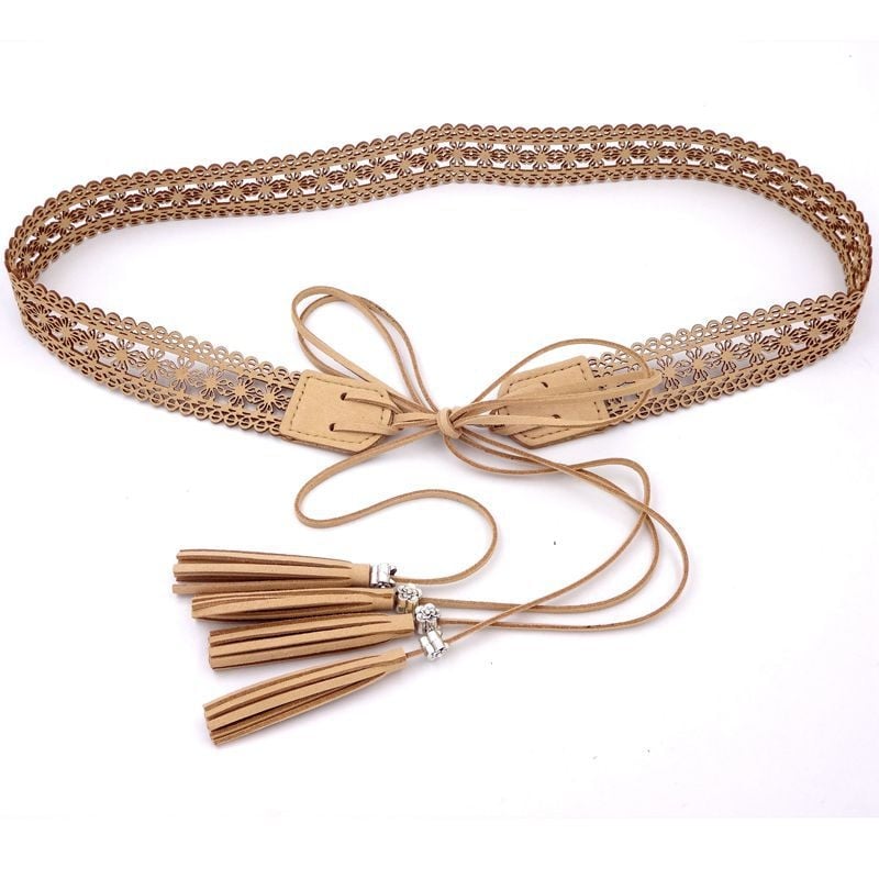 Rochie nouă pentru femei, din microfibră, cu nod decorativ și curea, cu fustă, stil etnic retro, cu fundă goală