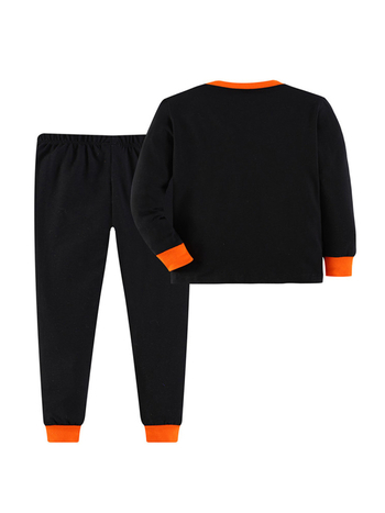 Διασυνοριακά Παιδικά Ρούχα Φθινόπωρο και Χειμώνας 2025 Παιδικά Κοστούμια για το Halloween Παιδικά Παντελόνια για μικρά και μεσαία μεγέθη Ρούχα για το σπίτι Πιτζάμες με φωσφοριζέ στάμπα Ρούχα