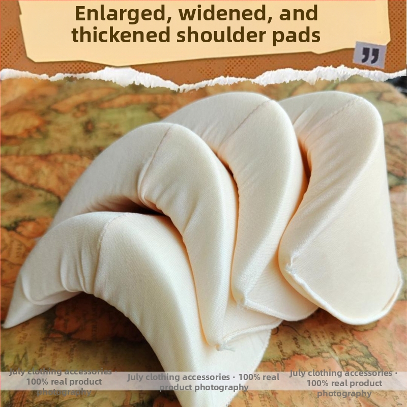 Сценична рокля, шоу, правоъгълна подложка за рамене, екстра разширена, удебелена, памучна подложка за рамене