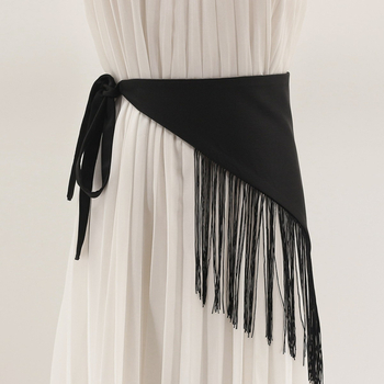 Μοντέρνα, ολοκαίνουργια, κινέζικη μποέμικη πετσέτα τριγώνου σε έθνικ στιλ, με κορδόνια, γυναικεία διακοσμητική στεγανοποίηση μέσης, με κουρτίνα Spice Girl Fart