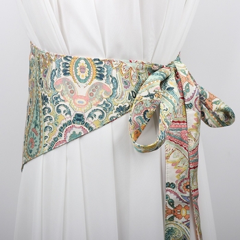 Μοντέρνα, ολοκαίνουργια, κινέζικη μποέμικη πετσέτα τριγώνου σε έθνικ στιλ, με κορδόνια, γυναικεία διακοσμητική στεγανοποίηση μέσης, με κουρτίνα Spice Girl Fart