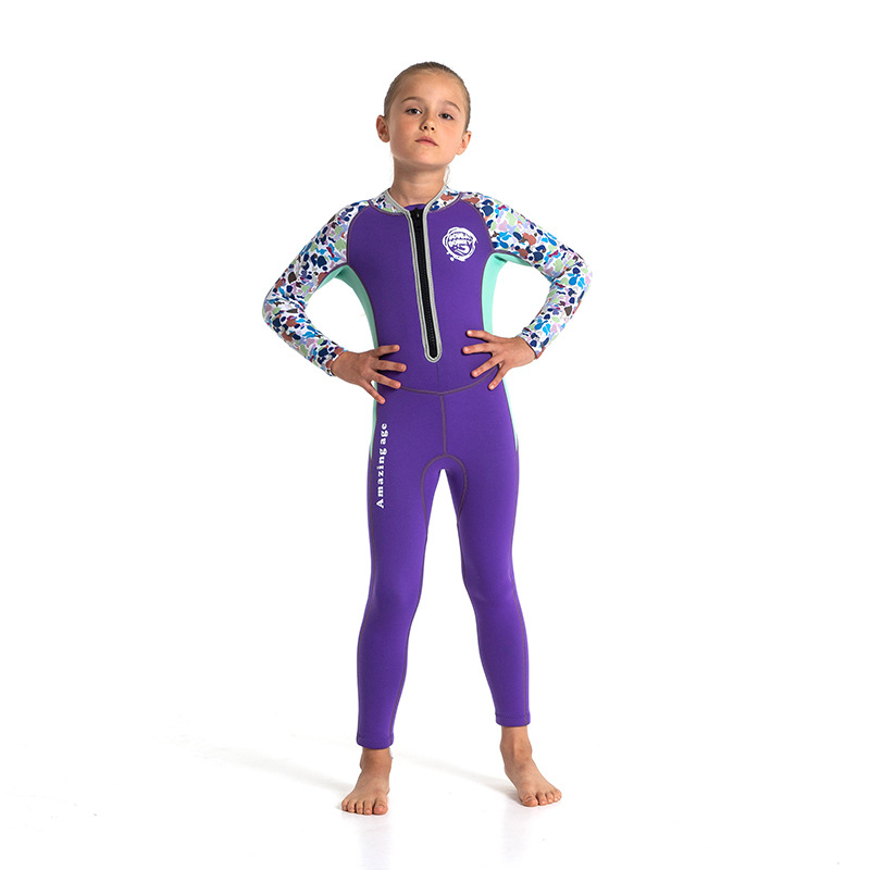 Uus laste sukeldumisülikond, naiste 2,5 mm pikkade varrukatega püksid, soe sukeldumissurfiülikond, meduusikostüüm