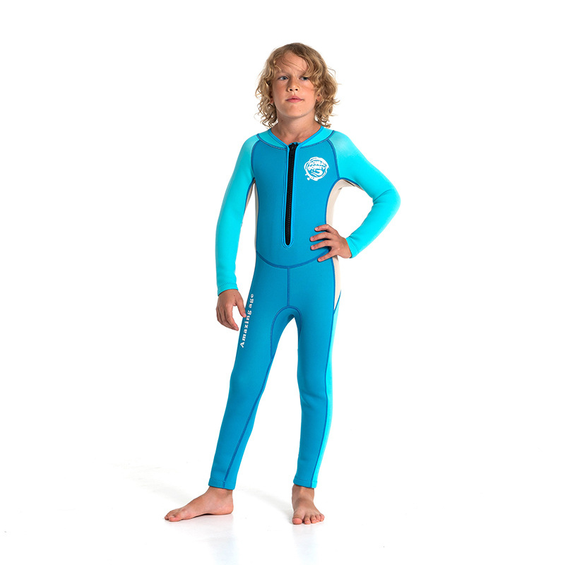 Uus laste sukeldumisülikond, naiste 2,5 mm pikkade varrukatega püksid, soe sukeldumissurfiülikond, meduusikostüüm