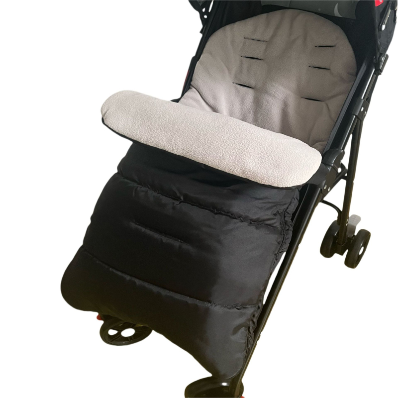 Ratiņu pēdas pārvalks, ratiņu guļammaiss, ratiņu kokvilnas spilventiņš, bērnu ratiņu vēja necaurlaidīgs pārvalks, ziemas sabiezināts silts sēdekļa spilvens