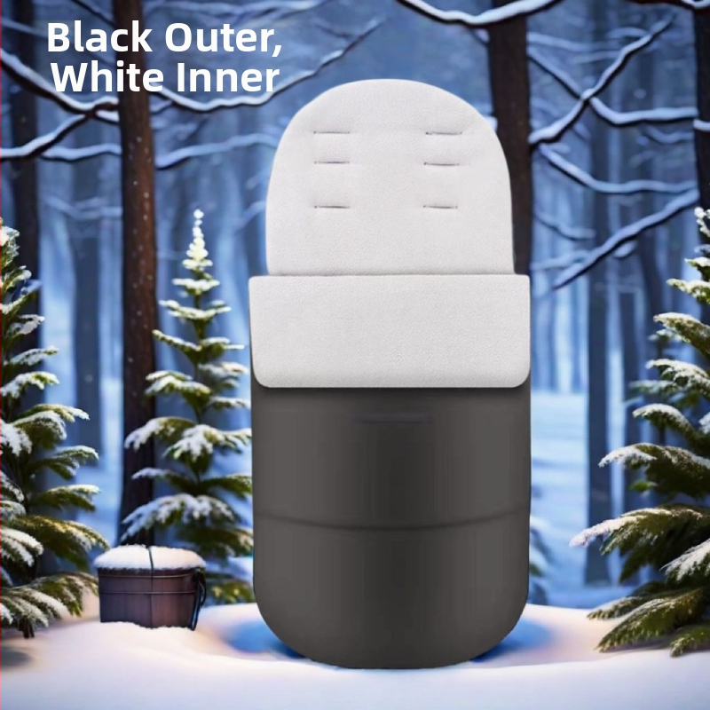 Ratiņu pēdas pārvalks, ratiņu guļammaiss, ratiņu kokvilnas spilventiņš, bērnu ratiņu vēja necaurlaidīgs pārvalks, ziemas sabiezināts silts sēdekļa spilvens