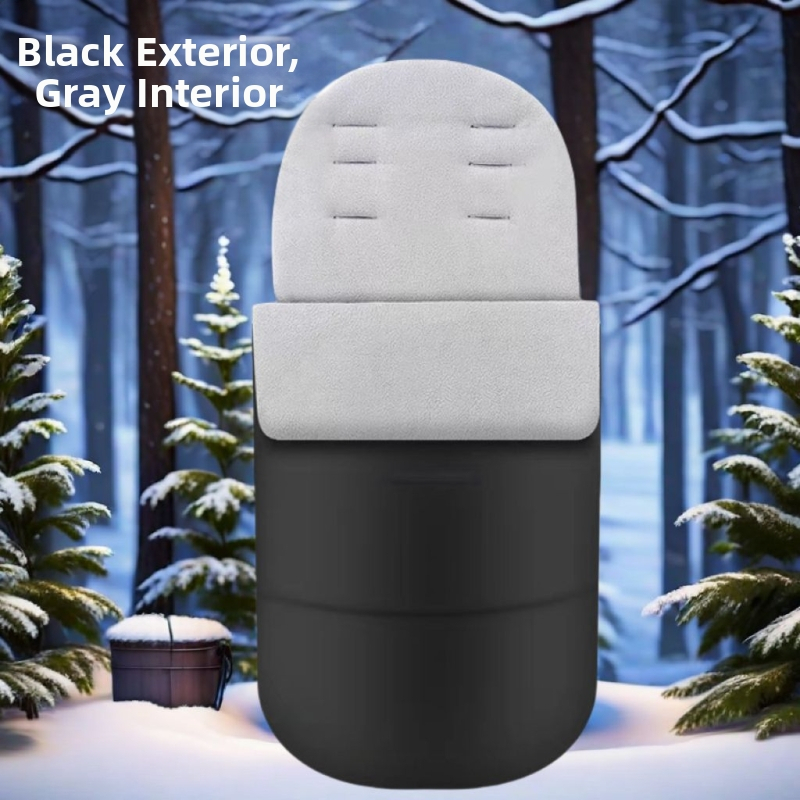 Jalutuskäru jalakate, jalutuskäru magamiskott, jalutuskäru vatipadi, lapsevankri tuulekindel kate, talvine paksendatud soe istmepadi