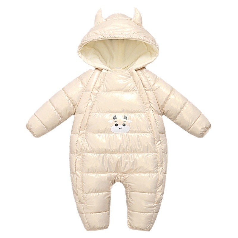 Beebi sügis-talvine kõik-ühes mantel Beebi paksendatud puuvillase polstriga mantel Väljaminevad riided, mis hoiavad riideid Vastsündinu laste Harperi ülikond