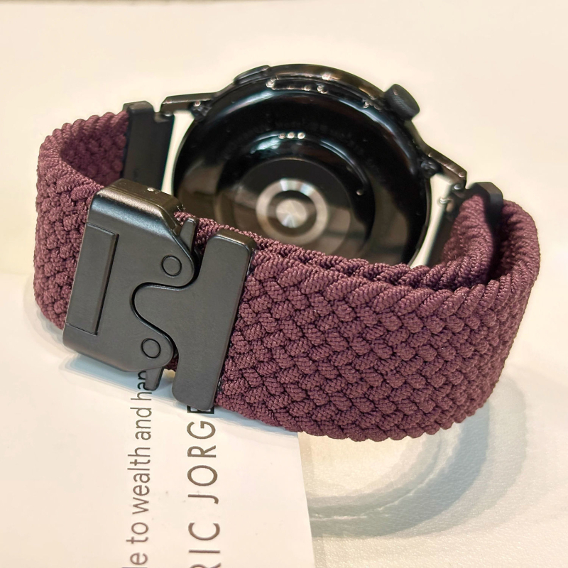 Glory Watch 5 rihmaga elastse punutud langevarjupandlaga Glory Honor käepael Glory 54 veinipunane