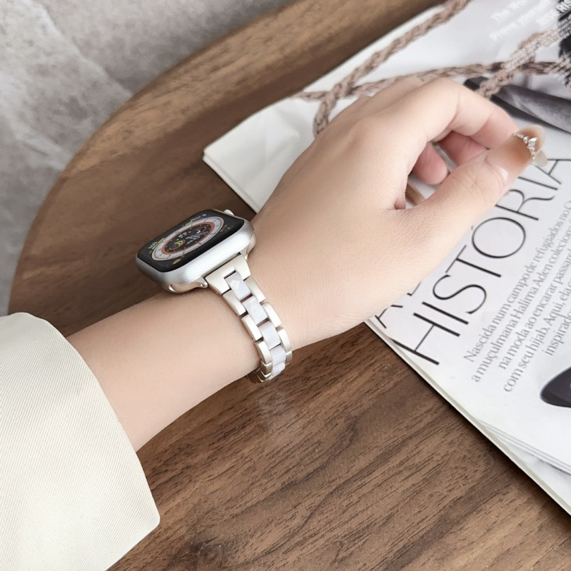 Advanced Sense väike vöökoht vaigust metallist rihm AppleWatch10 Apple Watch iwatch89 jaoks